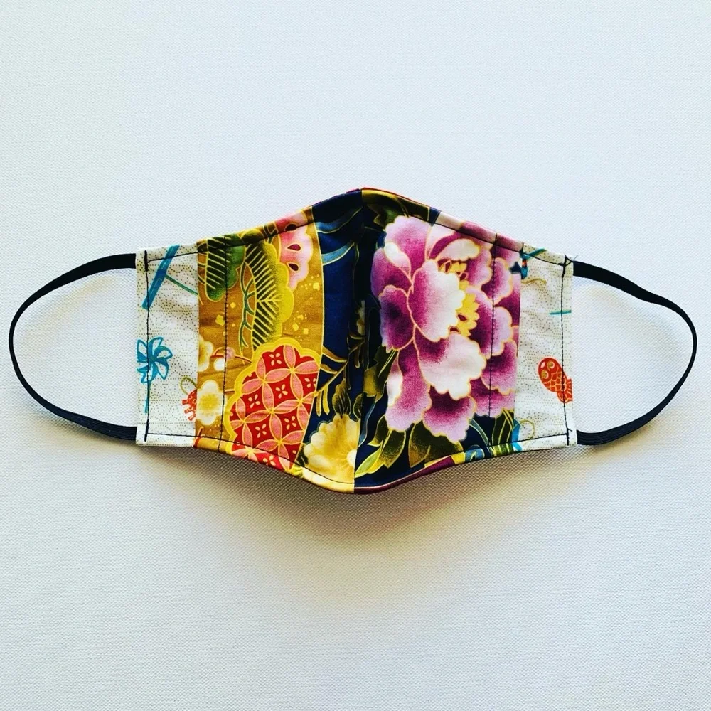 NEW Handmade Long Feng Print Face Mask